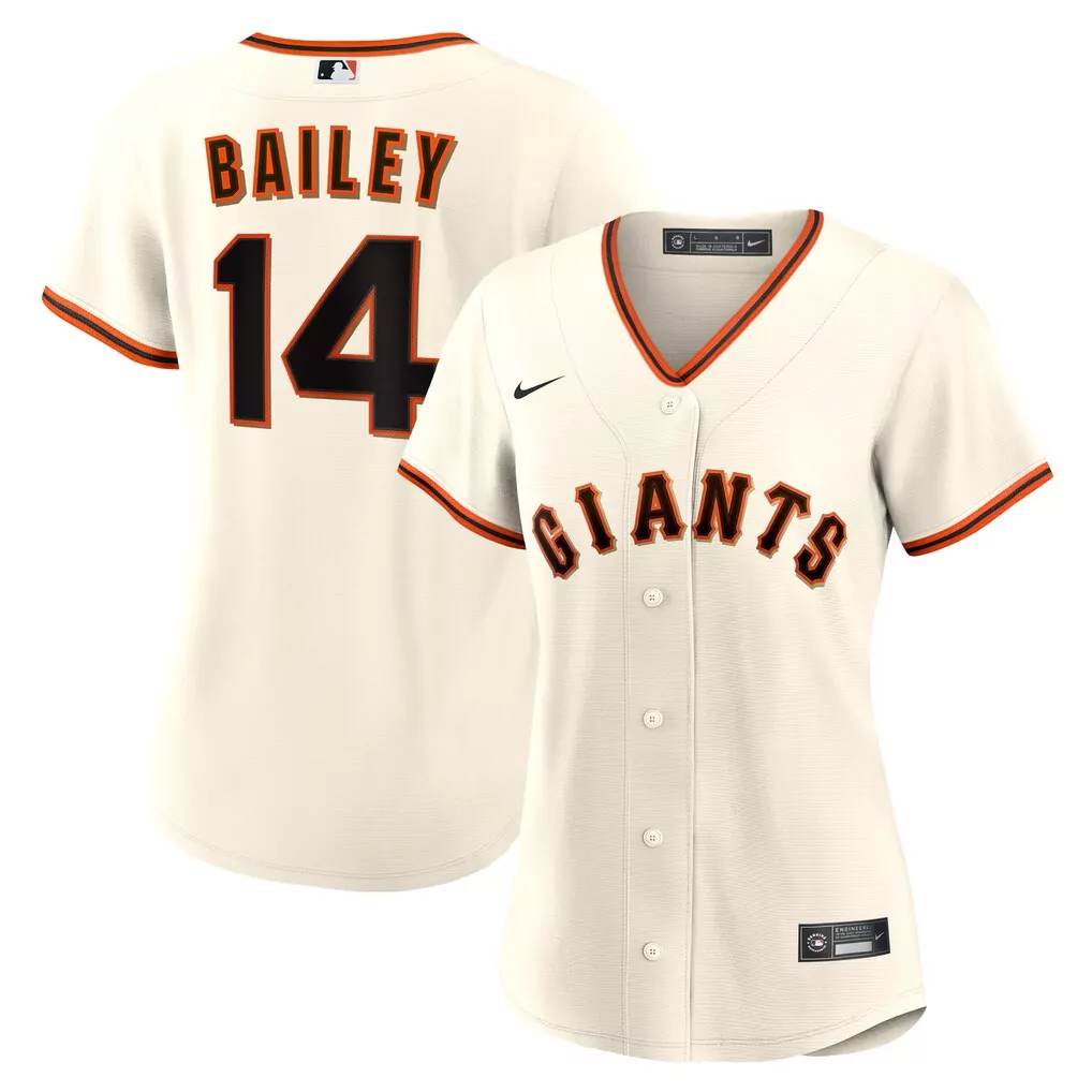 Patrick Bailey San Francisco Giants Nike Women's Home Replica Jersey | Cream | For Men, Women & Youth