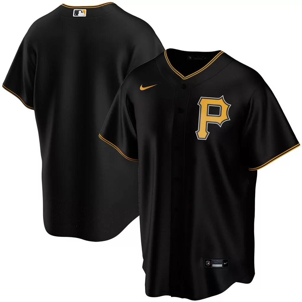 Pittsburgh Pirates Nike Youth Alternate Replica Team Jersey | Black | Game Day Outfit for Kids | For Men, Women & Youth