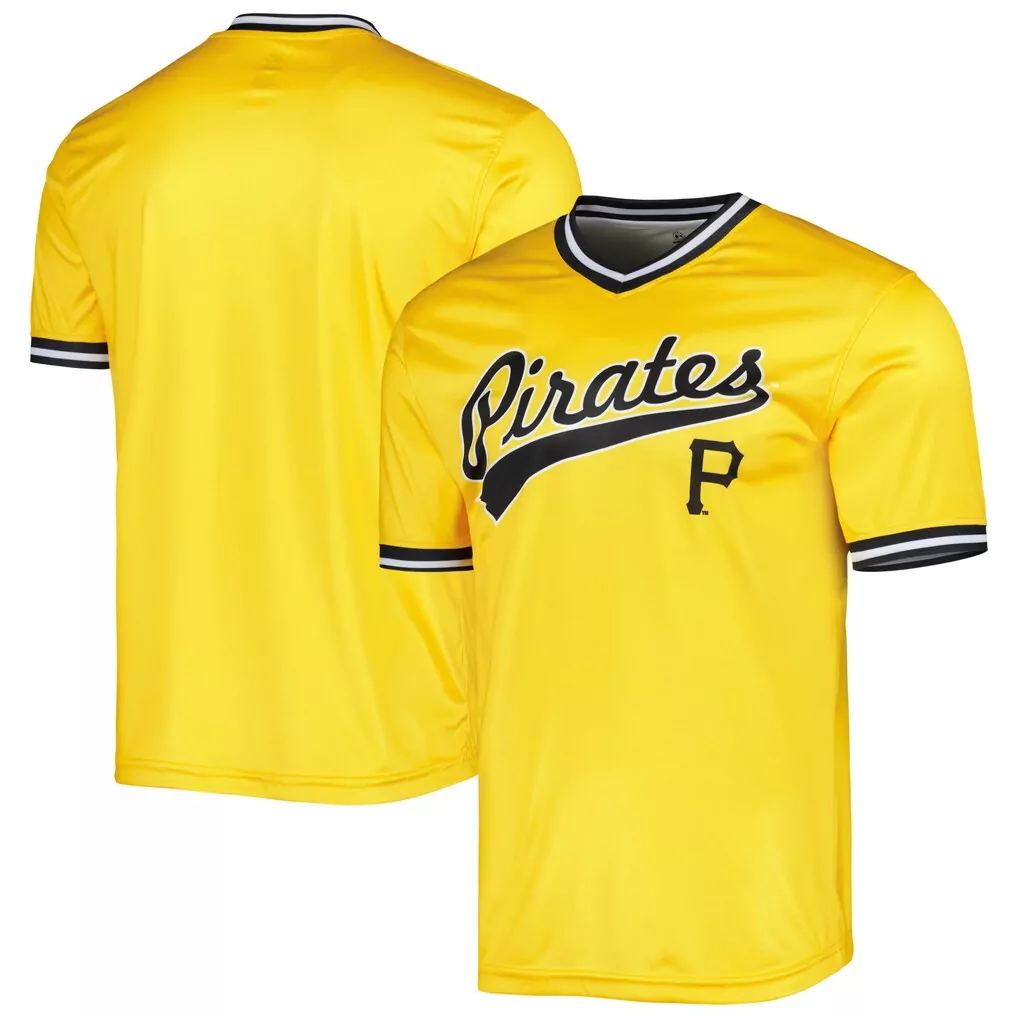 Pittsburgh Pirates Stitches Cooperstown Collection Team Jersey | Gold Edition | For Men, Women & Youth