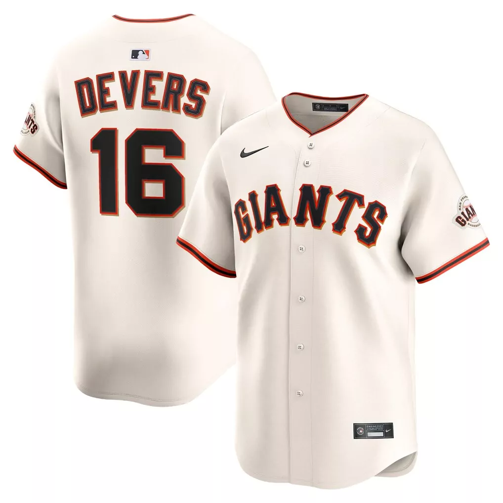 Rafael Devers San Francisco Giants Nike Home Limited Player Jersey | Cream | For Men, Women & Youth