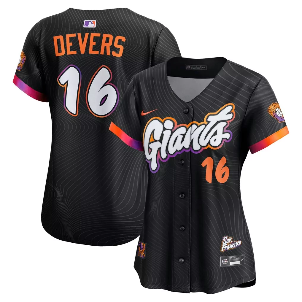 Rafael Devers San Francisco Giants 2025 Women's City Connect Limited Jersey | Stylish Black Fan Gear | For Men, Women & Youth