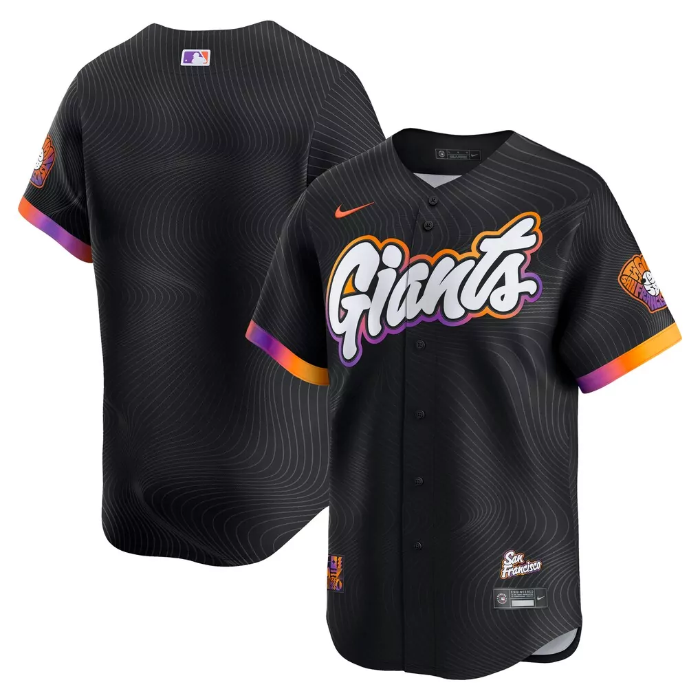 Nike 2025 City Connect Limited Jersey San Francisco Giants Anthracite | Stylish Fan Gear | For Men, Women & Youth