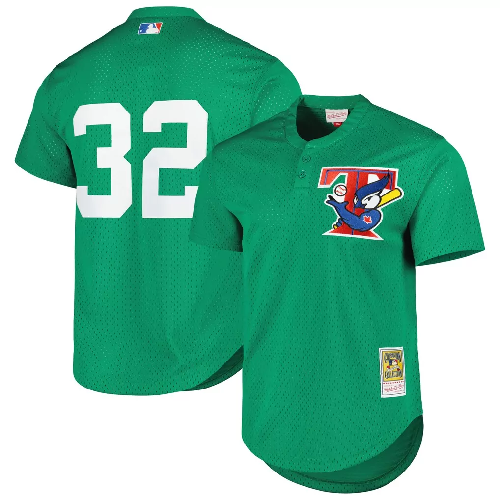 Mitchell & Ness Toronto Blue Jays Cooperstown Collection Mesh Batting Practice Jersey | Stylish Fan Gear for Men, Women & Youth