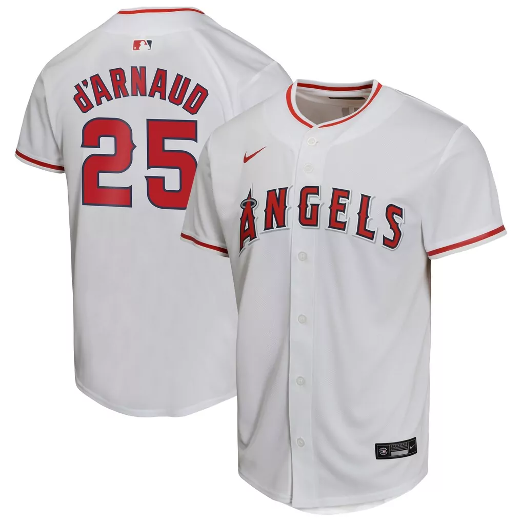 Jared Walsh Flex Base Gold Stitched Jersey | Red & Gold | Fan Gear for Men, Women & Youth