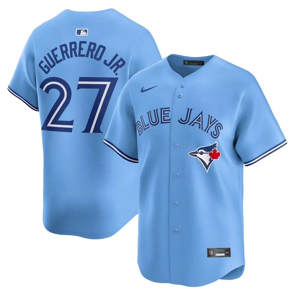 Vladimir Guerrero Jr Toronto Blue Jays Nike Alternate Limited Player Jersey | Stylish Powder Blue | Limited Edition Fan Gear | For Men, Women & Youth