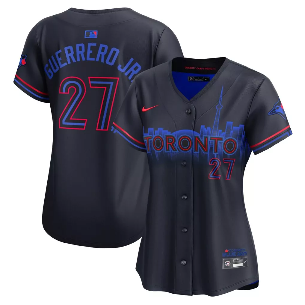 Vladimir Guerrero Jr Toronto Blue Jays Nike Women's 2024 City Connect Limited Player Jersey | Navy Style | Limited Edition Fan Gear | For Men, Women & Youth