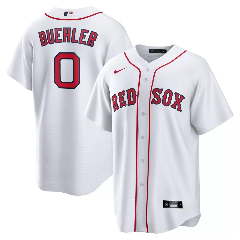 Walker Buehler Boston Red Sox Nike Home Replica Jersey | White | Classic Fan Gear | For Men, Women & Youth