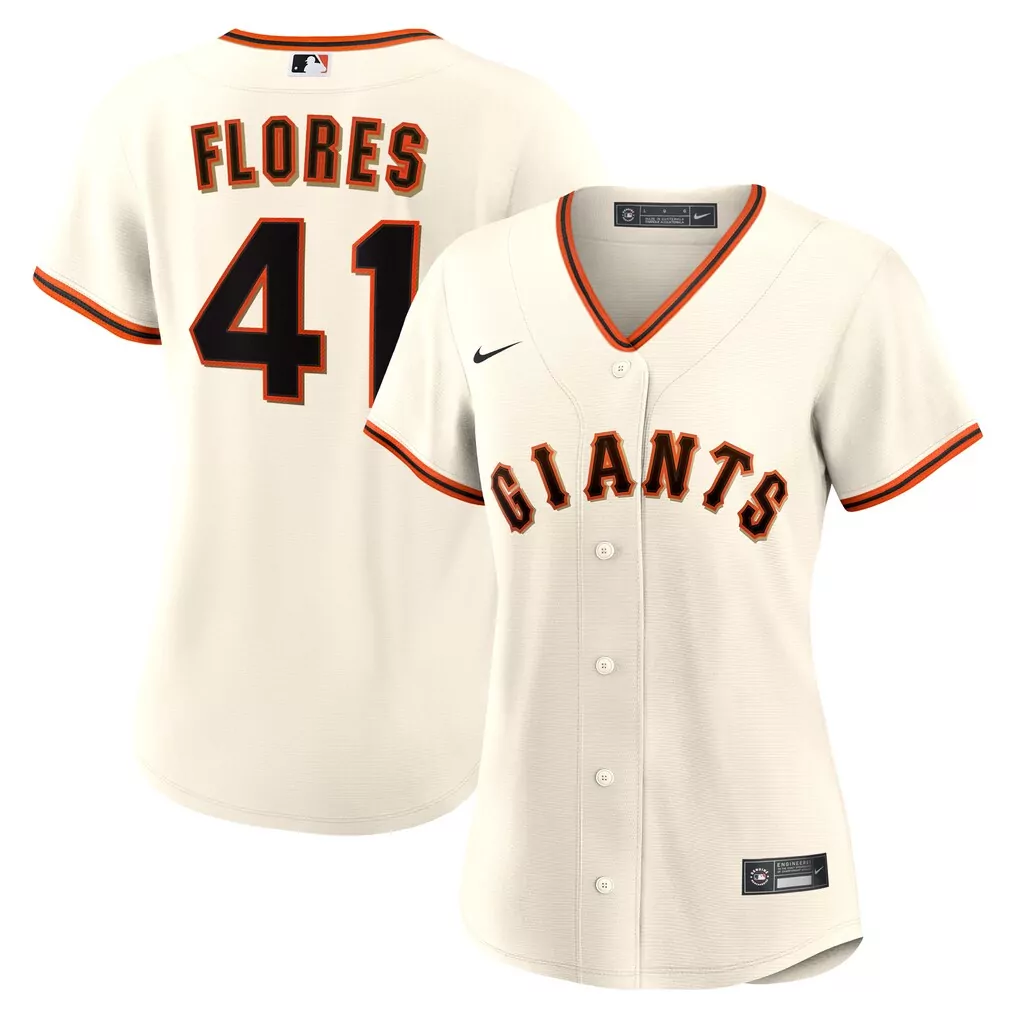 Wilmer Flores San Francisco Giants Women's Home Replica Jersey | White Nike Fan Gear | For Men, Women & Youth