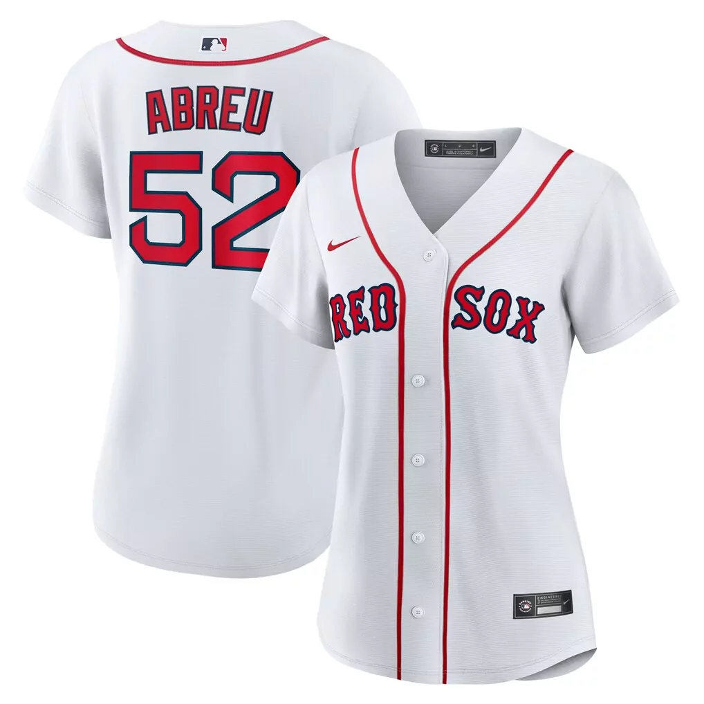 Wilyer Abreu Boston Red Sox Women's Home Replica Jersey | White Nike Fan Gear | Perfect Gift for Men, Women & Youth