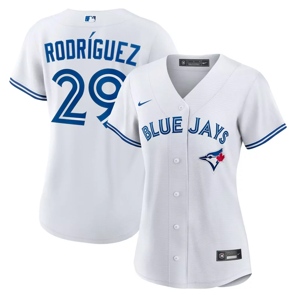 Yariel Rodriguez Toronto Blue Jays Nike Women's Home Replica Jersey | White | Fan Gear for Game Day | For Men, Women & Youth