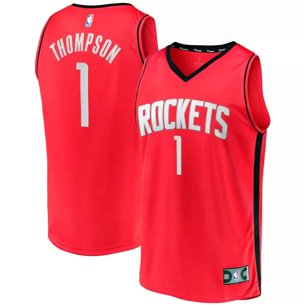 Amen Thompson Houston Rockets Youth Fast Break Replica Jersey | Icon Edition Red | Fan Gear for Men, Women & Youth