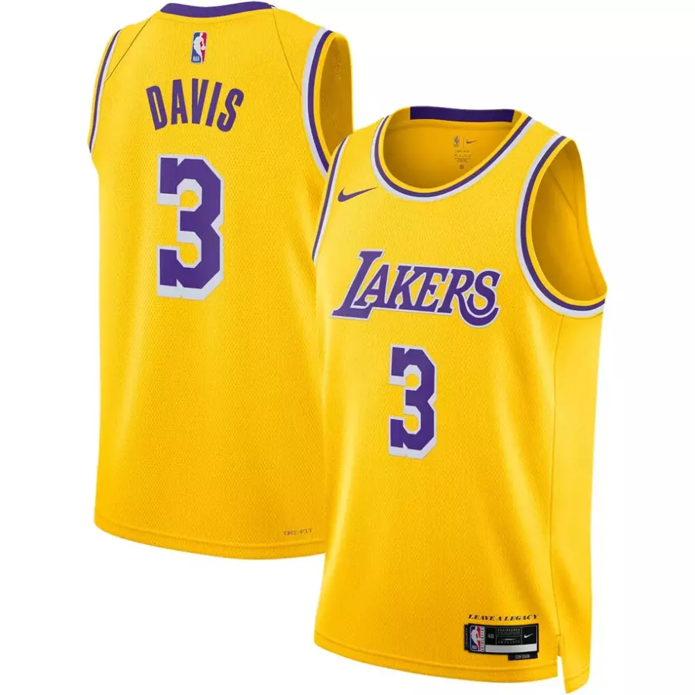 Anthony Davis Los Angeles Lakers Nike Unisex Swingman Jersey | Icon Edition Gold | For Men, Women & Youth