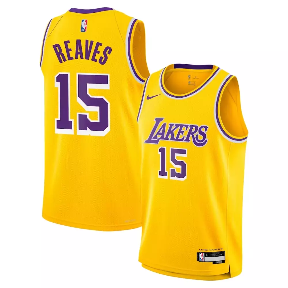 Austin Reaves Youth Lakers Swingman Jersey | Icon Edition Gold | Fan Gear for Young Fans