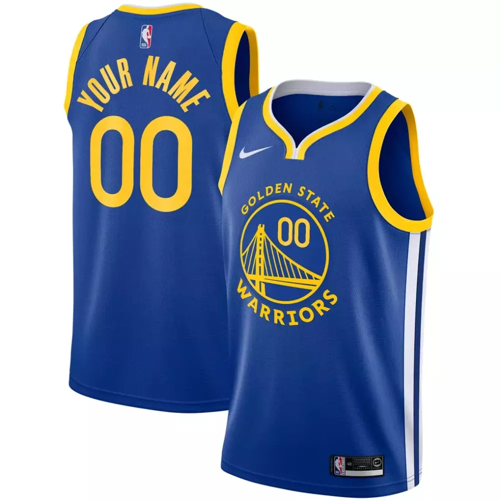 Unisex Custom Swingman Jersey | Golden State Warriors Nike 2019-20 Icon Edition in Royal | Fan Gear for All | For Men, Women & Youth