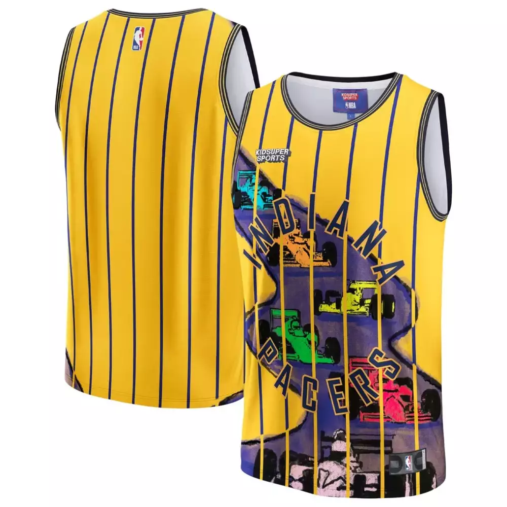 Indiana Pacers Kidsuper Studios Hometown Jersey Gold | Unisex Fan Gear | For Men, Women & Youth