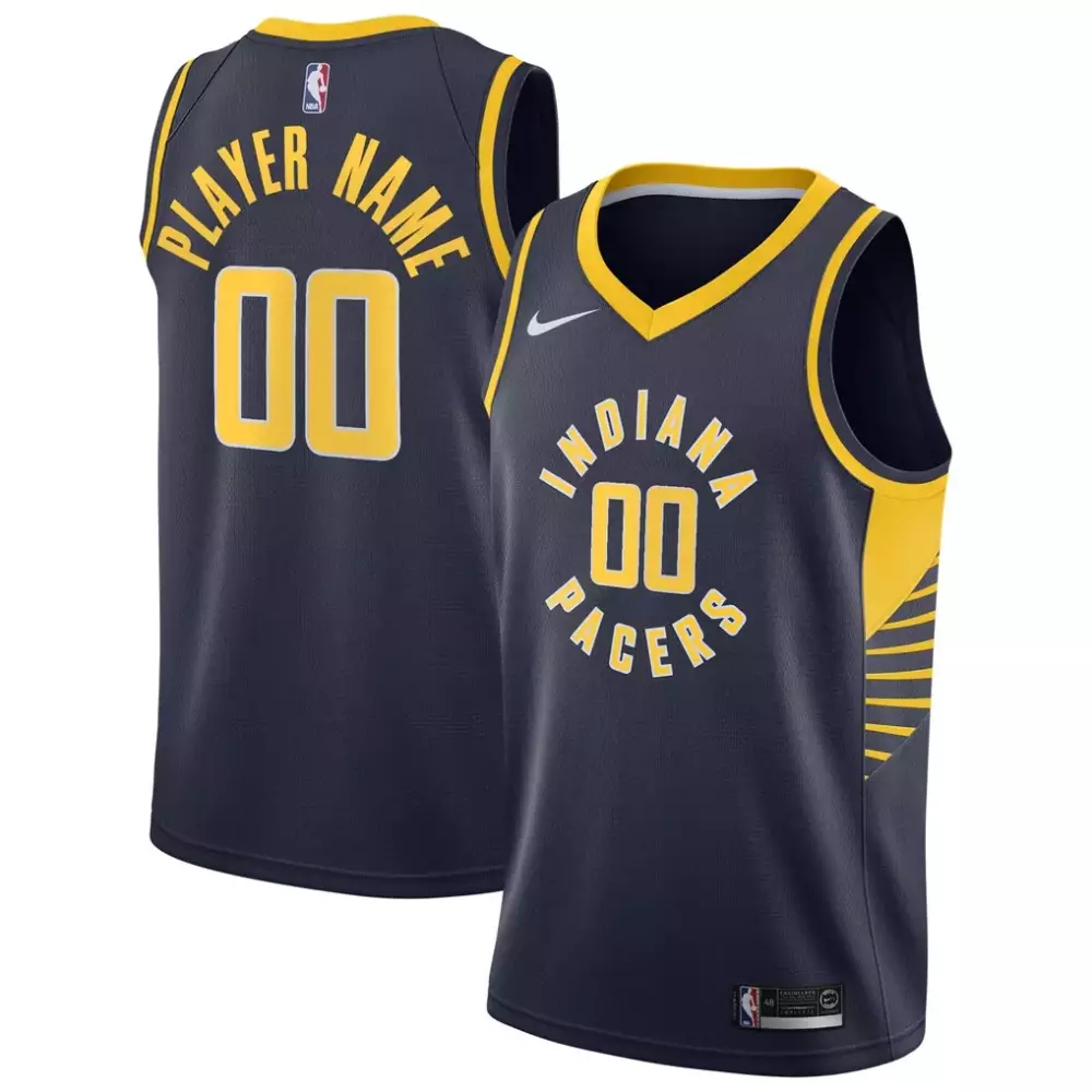Nike 2020-21 Indiana Pacers Swingman Custom Jersey | Icon Edition Navy | For Men, Women & Youth