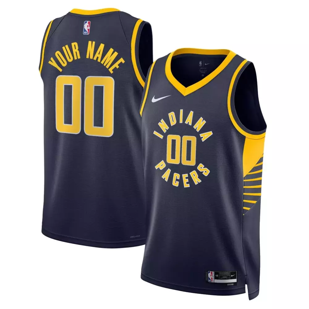 Unisex 2022-23 Indiana Pacers Swingman Custom Jersey | Navy Icon Edition | For Men, Women & Youth