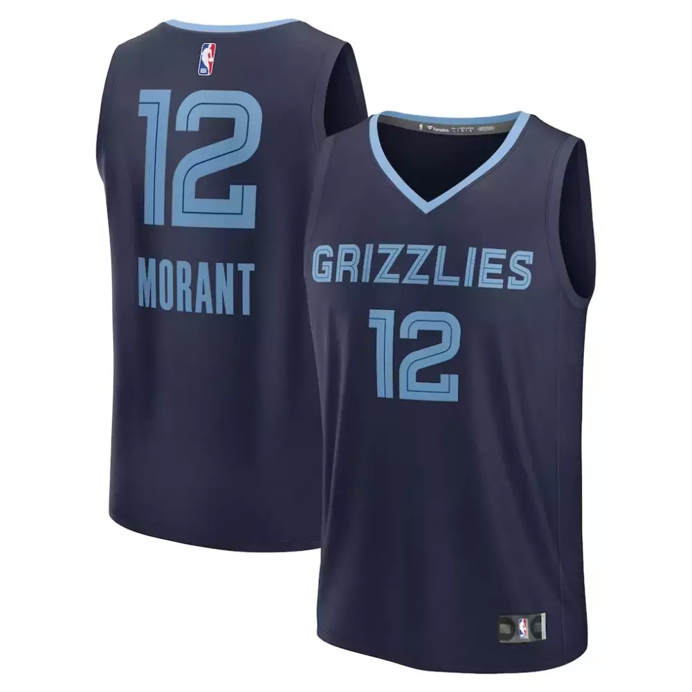 Youth Ja Morant Memphis Grizzlies Fast Break Replica Jersey | Statement Edition Light Blue | Game Day Outfit | For Men, Women & Youth