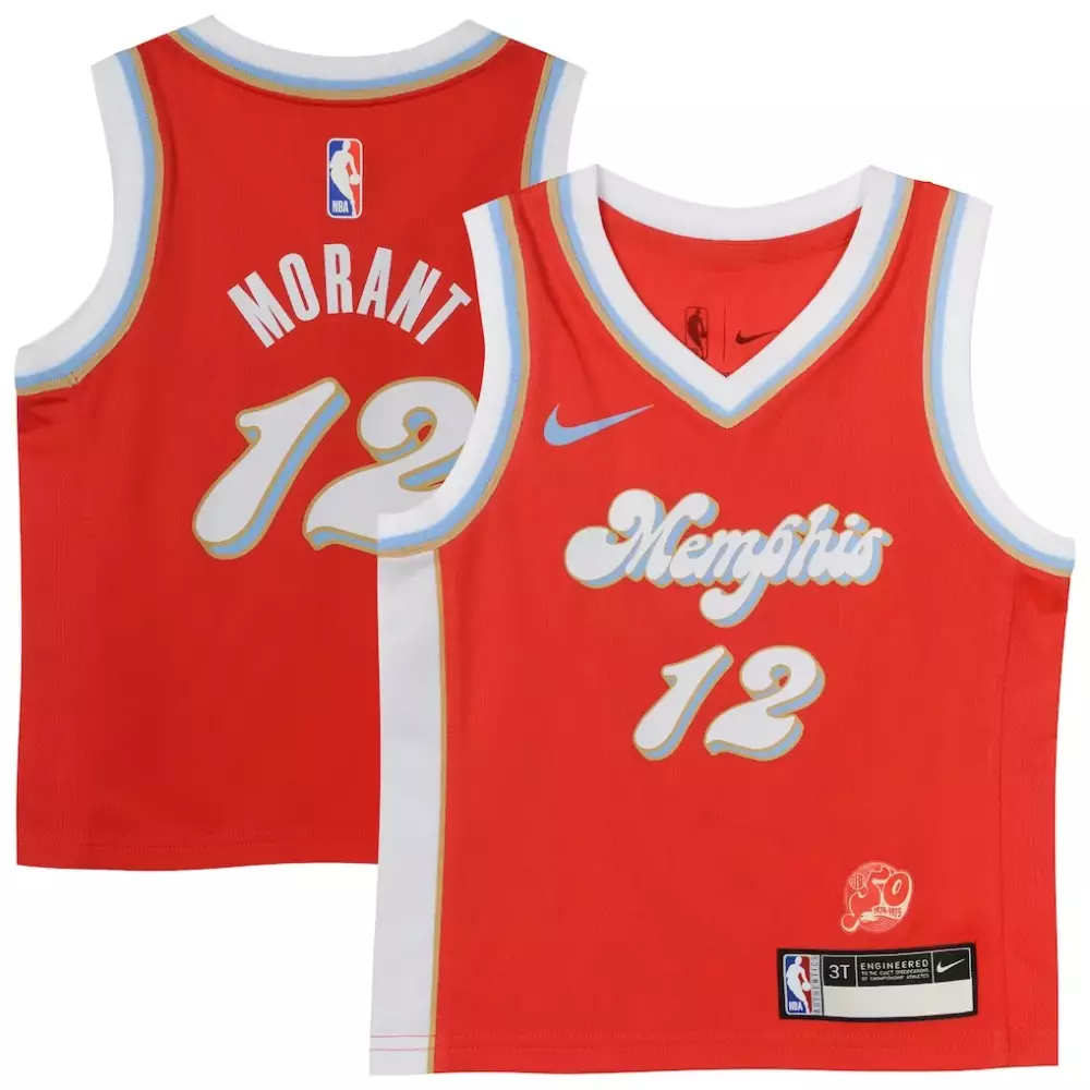 Ja Morant Memphis Grizzlies Nike Infant Swingman Player Jersey | 2024-25 City Edition Red | For Young Fans