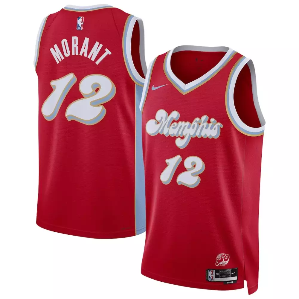 Ja Morant Memphis Grizzlies Nike Unisex Swingman Player Jersey | 2024-25 City Edition Red | For Men, Women & Youth