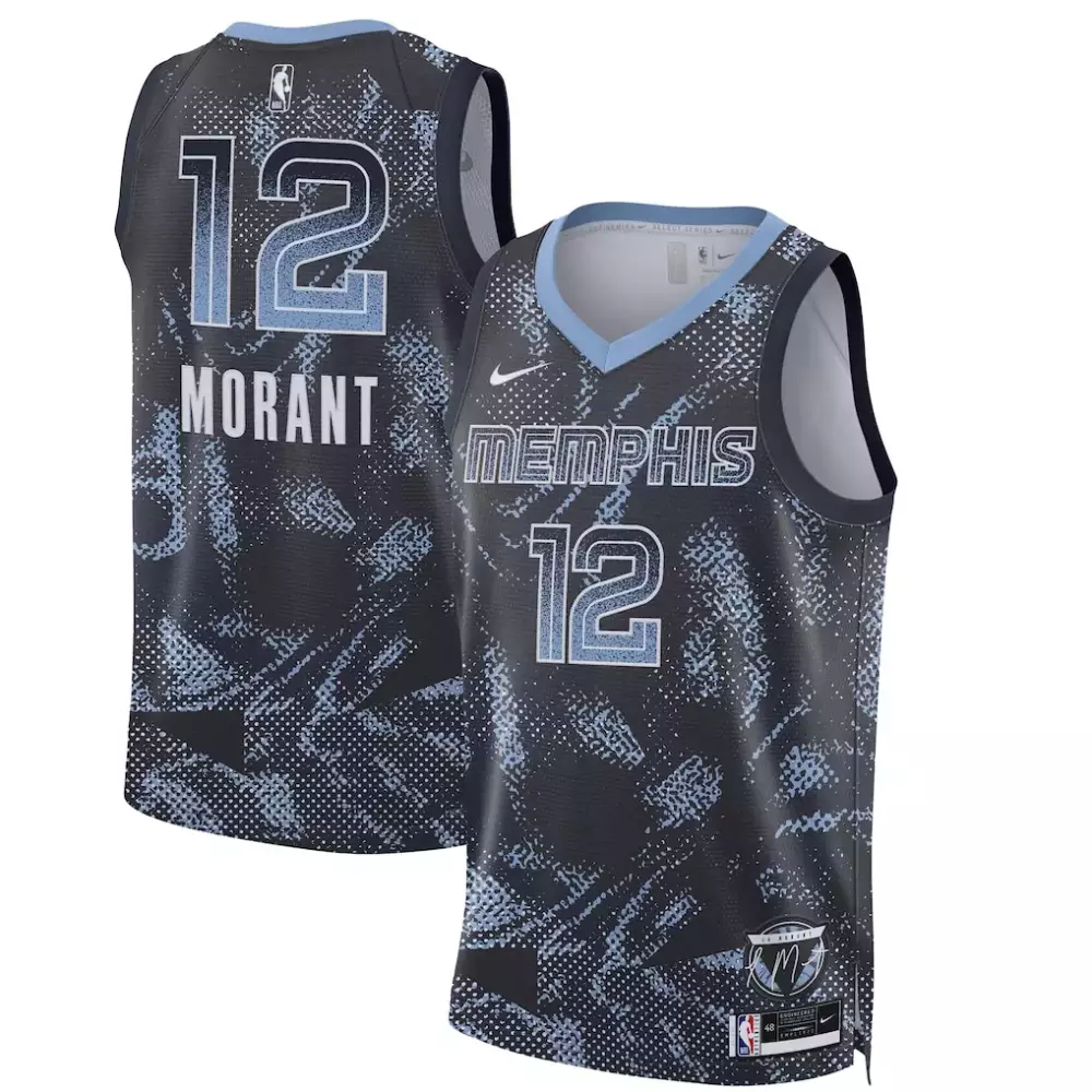 Ja Morant Memphis Grizzlies Nike Unisex Select Series Swingman Player Jersey | 2025 Navy | For Men, Women & Youth