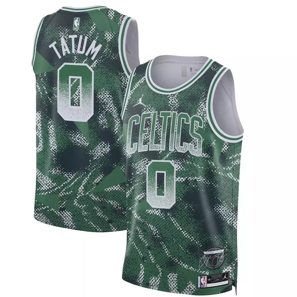 Jayson Tatum Boston Celtics 2025 Select Series Swingman Jersey | Green Nike Fan Gear | For Men, Women & Youth