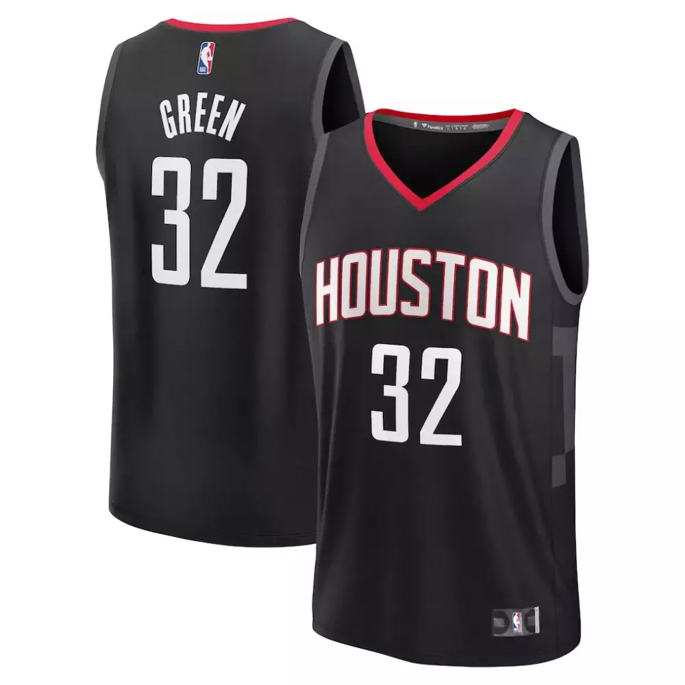 Jeff Green Houston Rockets Fast Break Jersey | Statement Edition Black | Replica Fan Gear for NBA Enthusiasts | For Men, Women & Youth