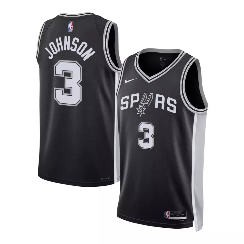 Keldon Johnson San Antonio Spurs Nike Unisex Swingman Jersey | Icon Edition Black Fan Gear for Men, Women & Youth
