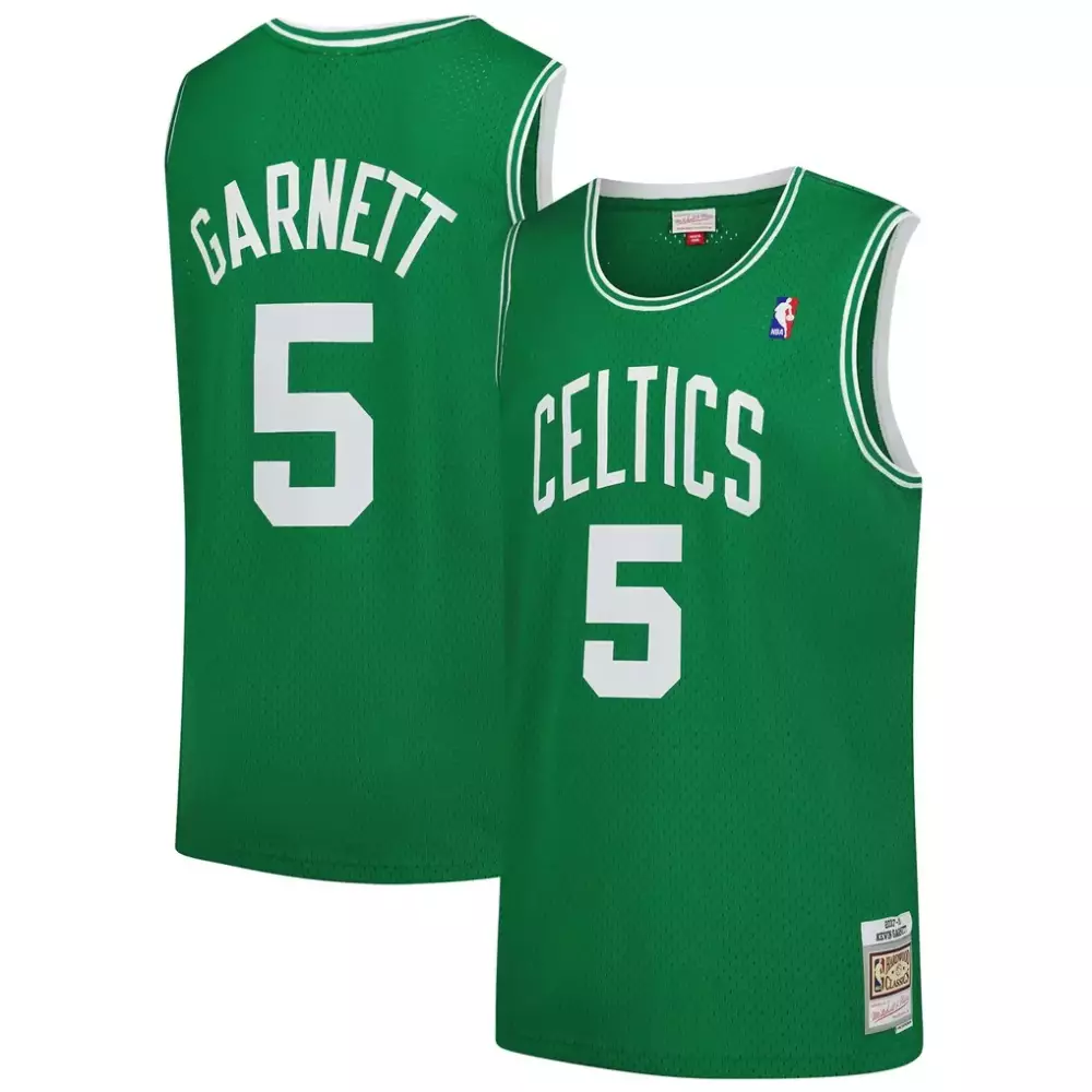 Kevin Garnett Boston Celtics Hardwood Classics Jersey | Mitchell & Ness | Kelly Green | For Men, Women & Youth