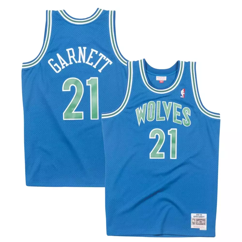 Kevin Garnett Minnesota Timberwolves Women's Hardwood Classics Swingman Jersey | Blue | Fan Gear for All