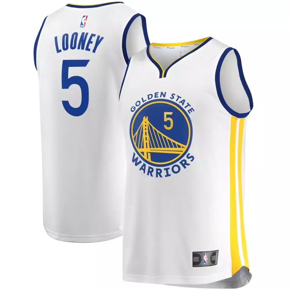 Kevon Looney Golden State Warriors Fanatics Fast Break Replica Jersey | Association Edition White for Men, Women & Youth