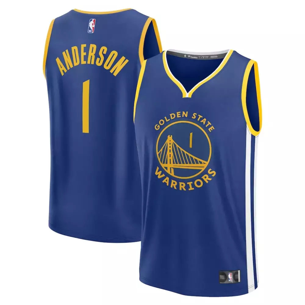 Kyle Anderson Golden State Warriors Fast Break Replica Jersey | Icon Edition Royal | Fan Gear for Men, Women & Youth
