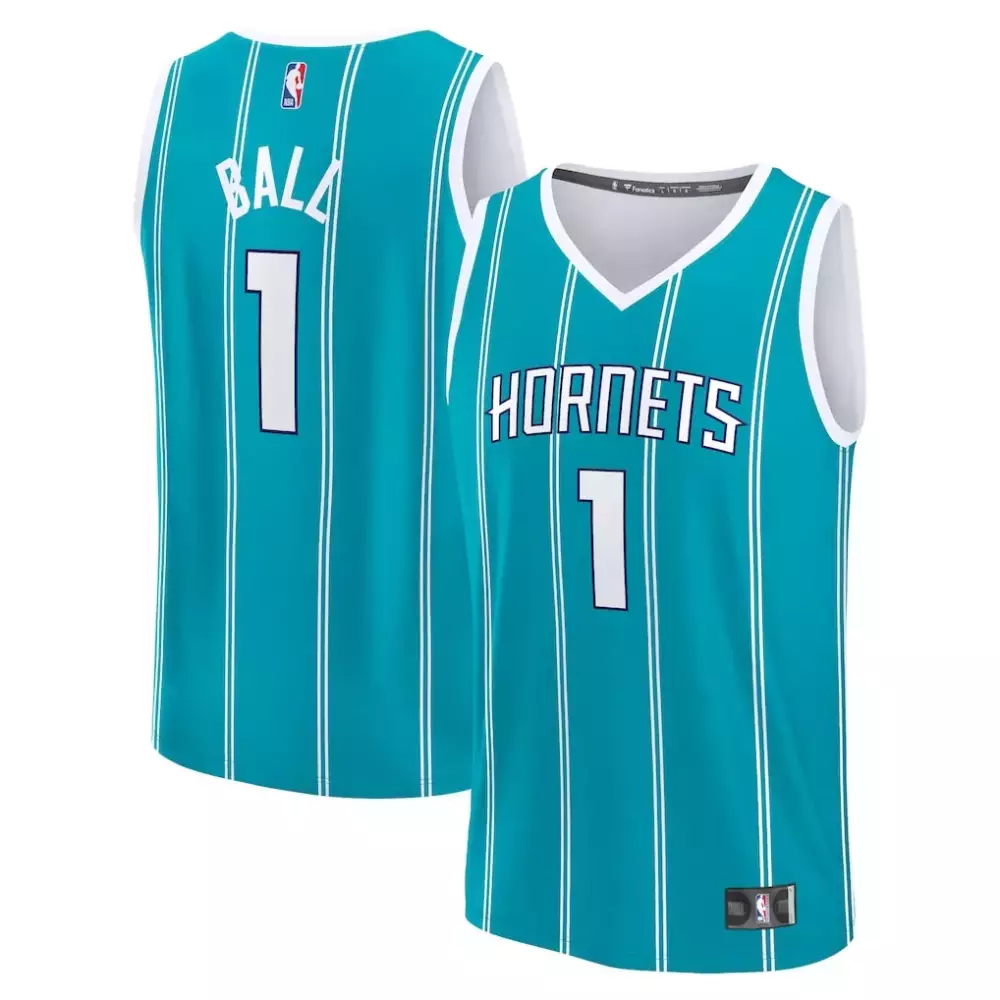 LaMelo Ball Fast Break Replica Player Jersey | Charlotte Hornets Teal Icon Edition | For Men, Women & Youth