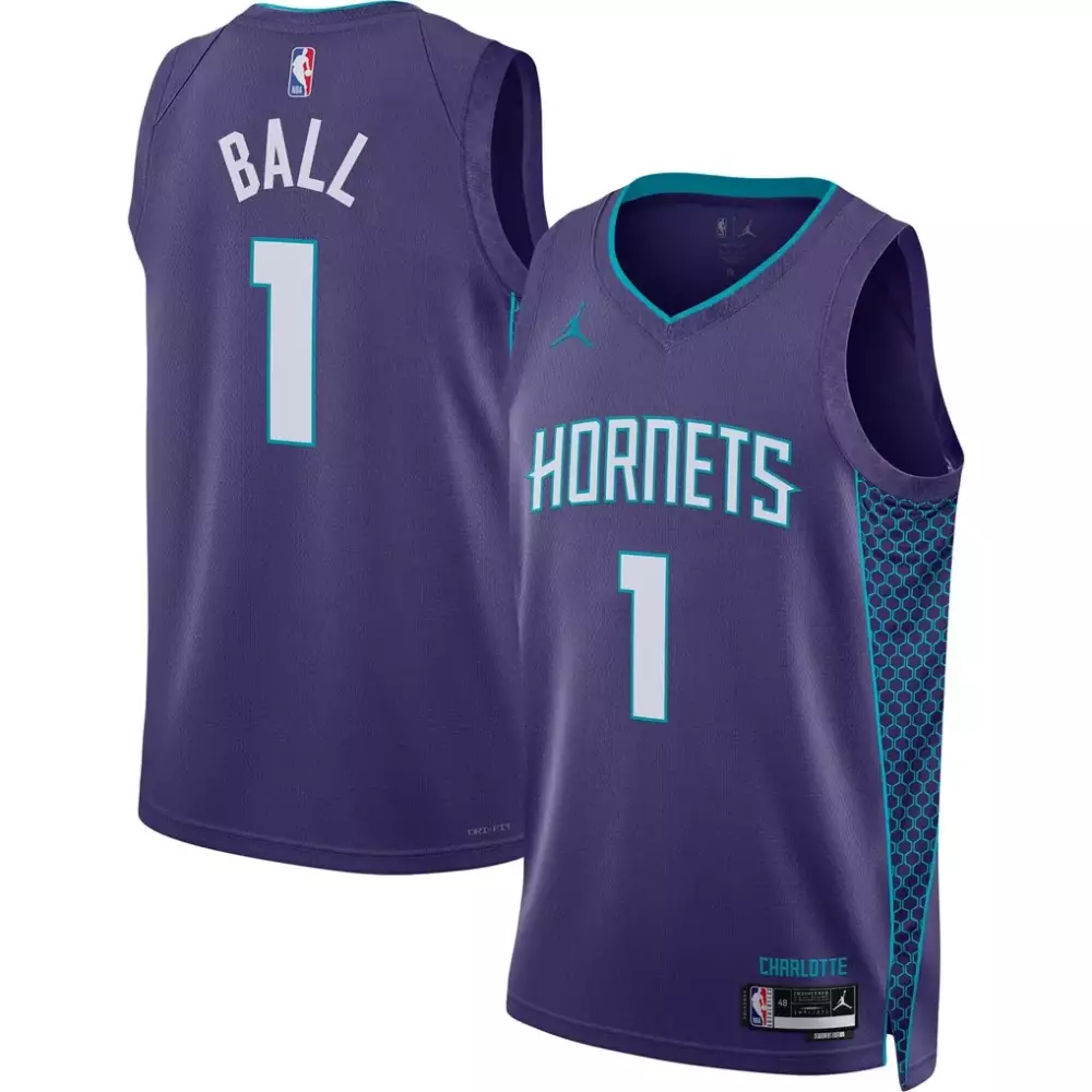 LaMelo Ball Charlotte Hornets Unisex Swingman Jersey | Statement Edition Purple | Eye-Catching Fan Gear for Game Day | For Men, Women & Youth