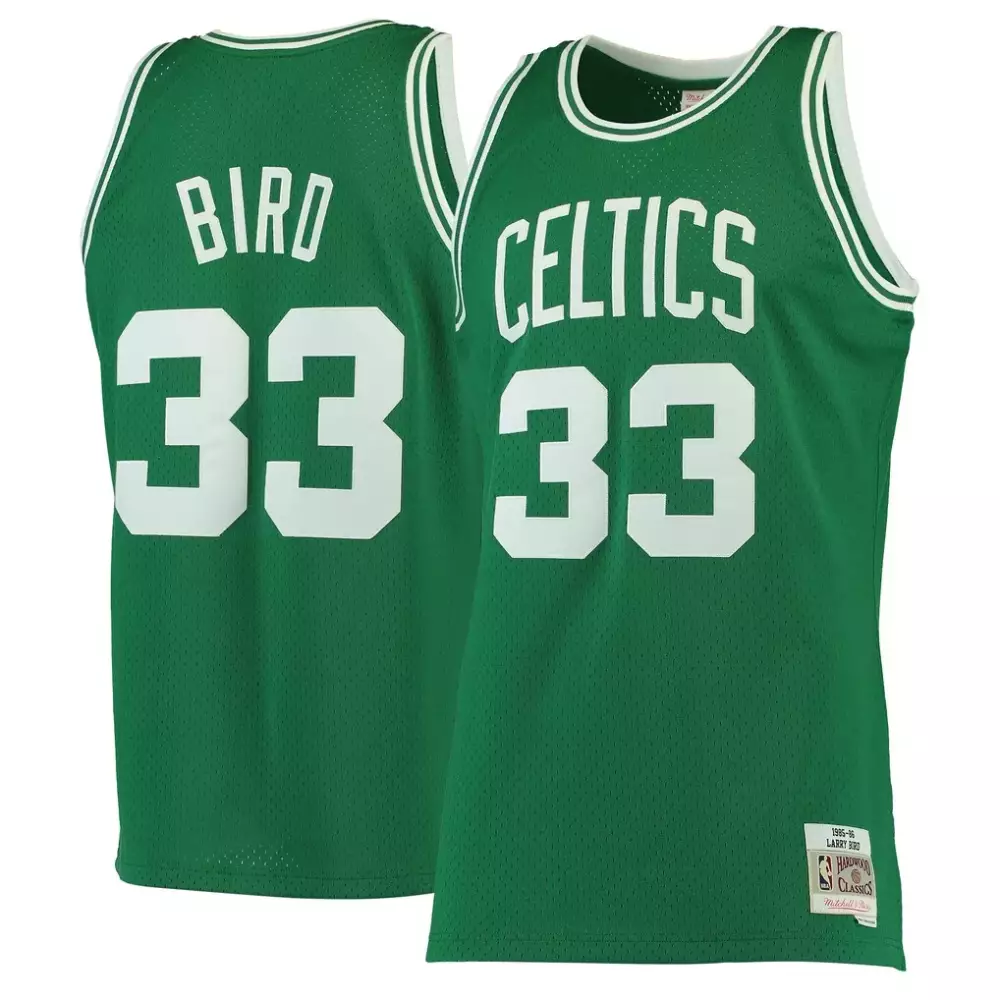 Larry Bird Mitchell & Ness Hardwood Classics Swingman Jersey | Kelly Green | Boston Celtics Fan Gear | For Men, Women & Youth