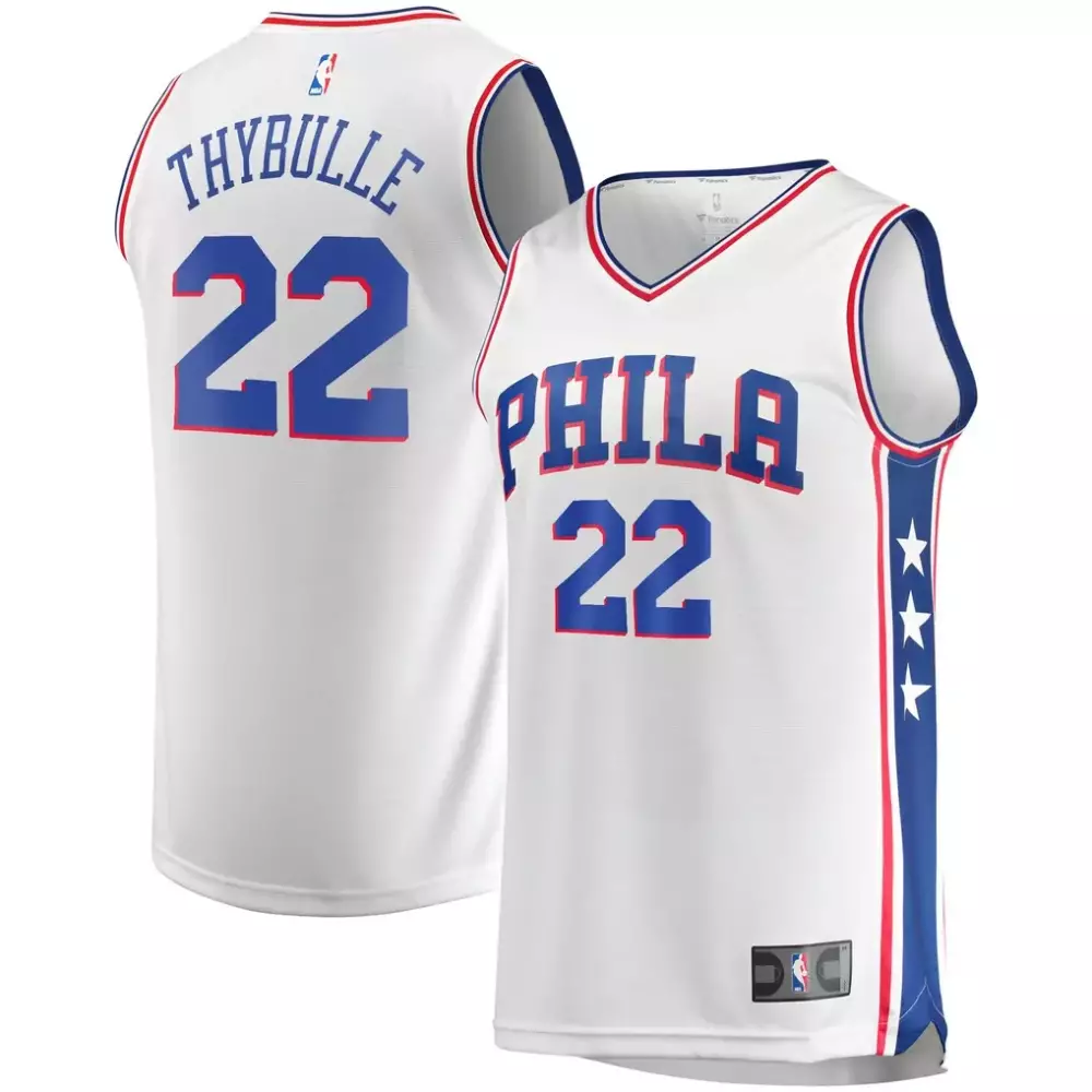 Matisse Thybulle Philadelphia 76ers Fanatics Fast Break Replica Jersey | Association Edition White | For Men, Women & Youth