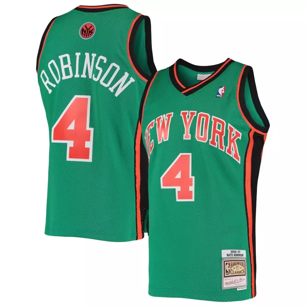 Nate Robinson New York Knicks Hardwood Classics Swingman Jersey | 2006-07 Edition in Green | Fan Gear for Men, Women & Youth
