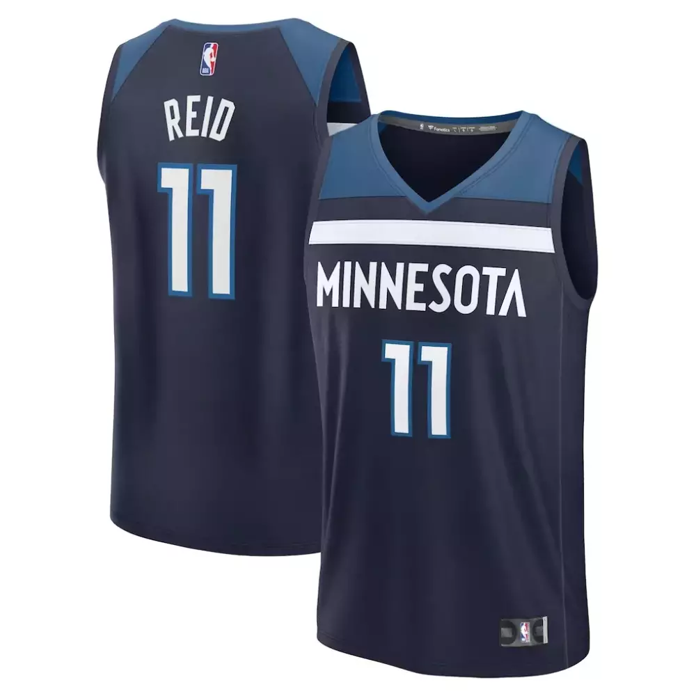Naz Reid Minnesota Timberwolves Youth Fast Break Replica Jersey | Icon Edition Navy | Gift Idea for Kids