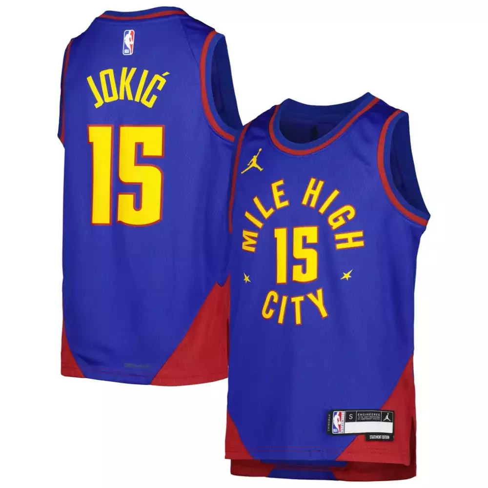 Nikola Jokic Denver Nuggets Youth Swingman Jersey | Statement Edition Blue | Replica Fan Gear for Men, Women & Youth