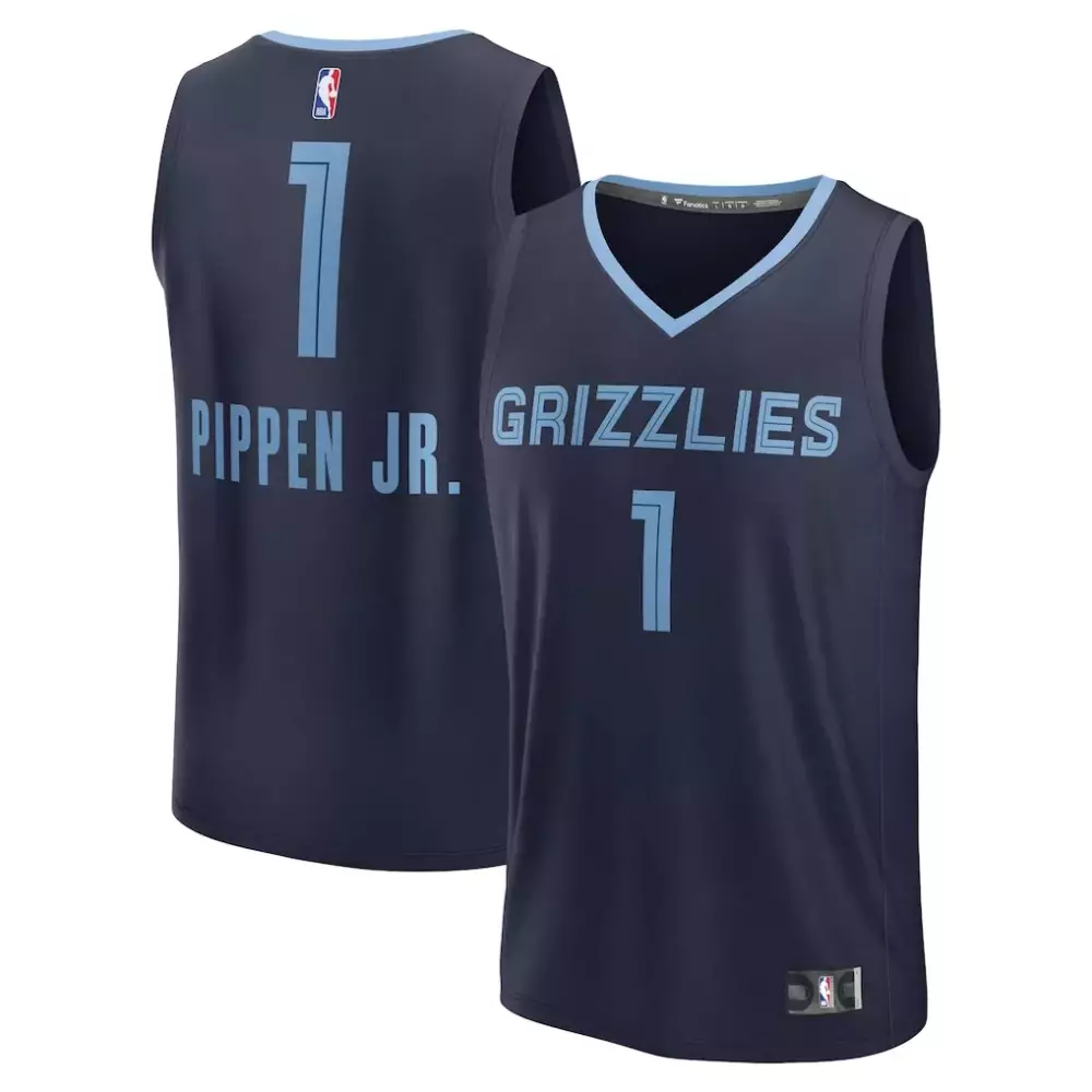 Scotty Pippen Jr. Memphis Grizzlies Fanatics Fast Break Replica Player Jersey | Icon Edition Navy | For All