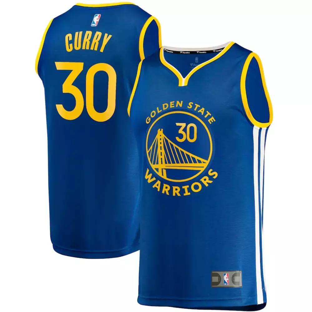 Stephen Curry Golden State Warriors Fanatics Fast Break Replica Jersey | Icon Edition Royal | Fan Gear | For Men, Women & Youth