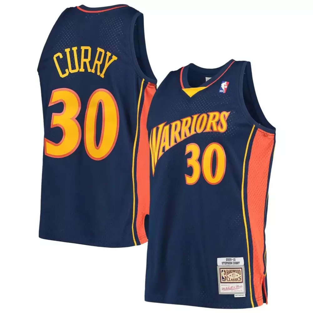 Stephen Curry Golden State Warriors Hardwood Classics Swingman Jersey | Navy | Fan Gear for Men, Women & Youth