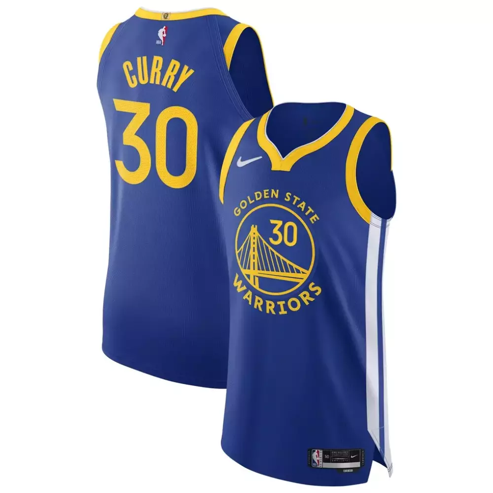Stephen Curry Golden State Warriors Nike Authentic Jersey | Icon Edition Royal | Fan Gear for Men, Women & Youth