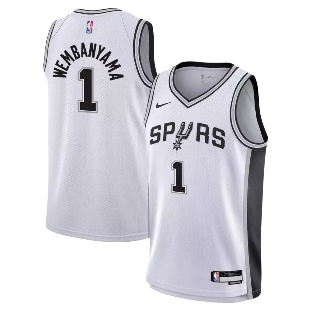 Wembanyama San Antonio Spurs Nike Youth Swingman Jersey | Association Edition White | Gift Idea for Men, Women & Youth