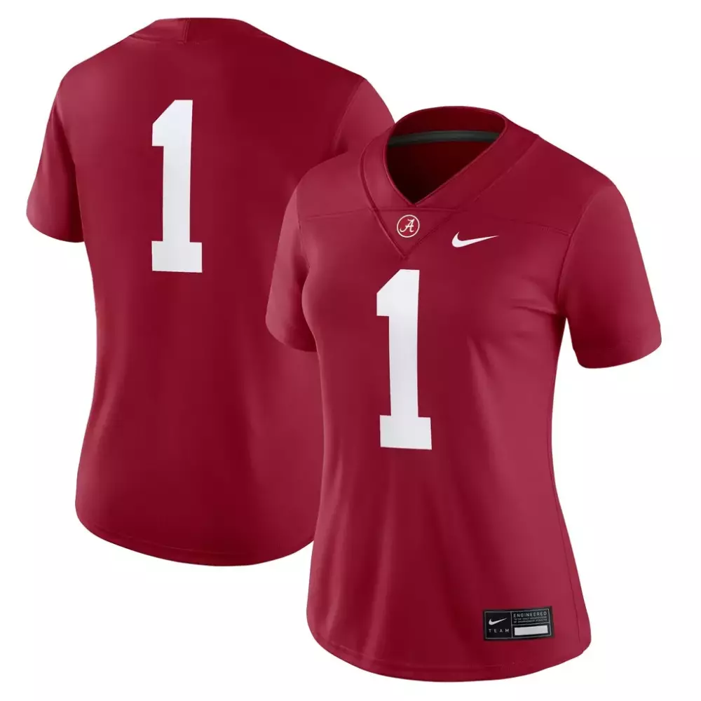 Nike Alabama Crimson Tide Women's Game Jersey | Stylish Crimson Design | Perfect for Female Fans | For Men, Women & Youth