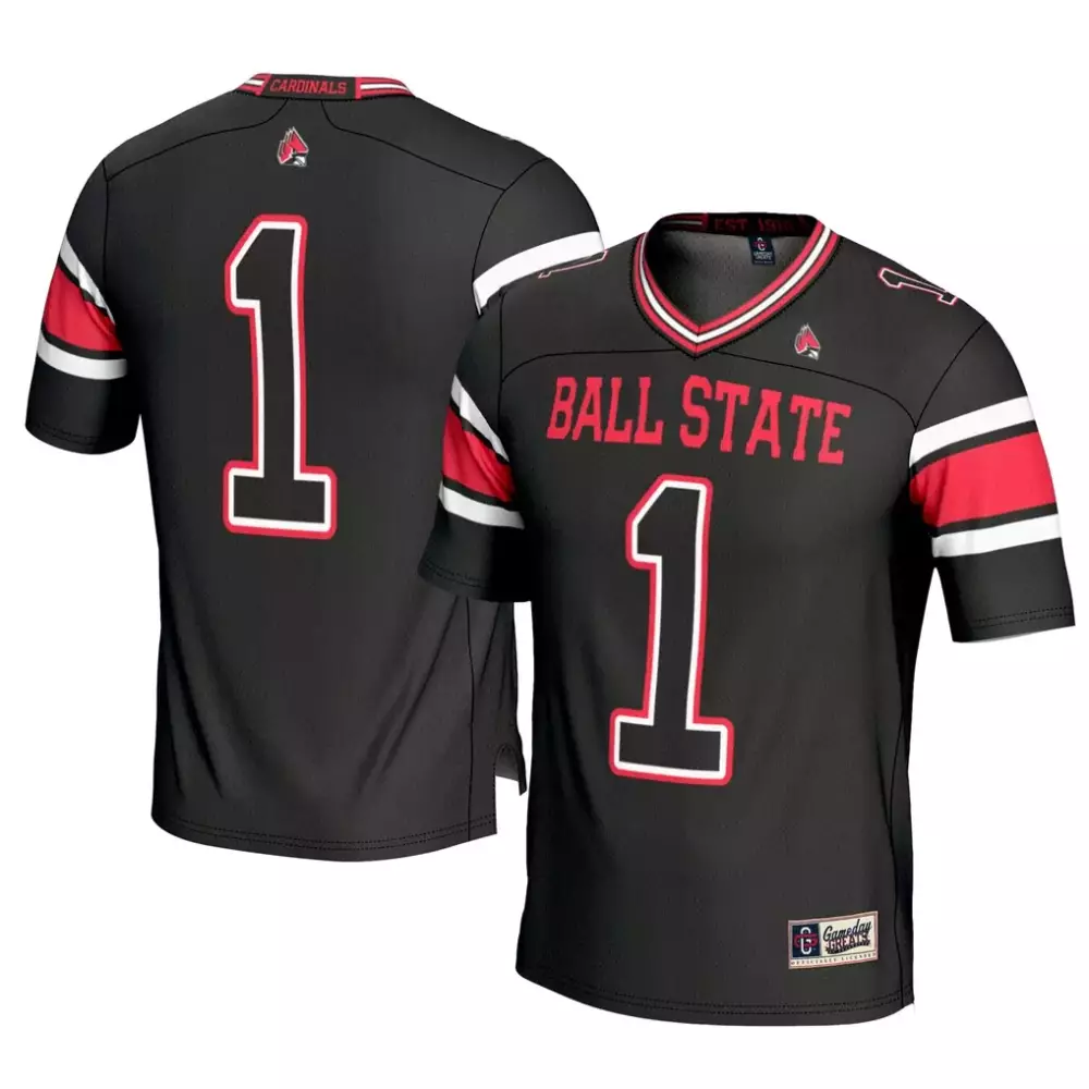 Ball State Cardinals Gameday Greats Youth Football Jersey | Black | Fan Gear for Game Day | For Youth