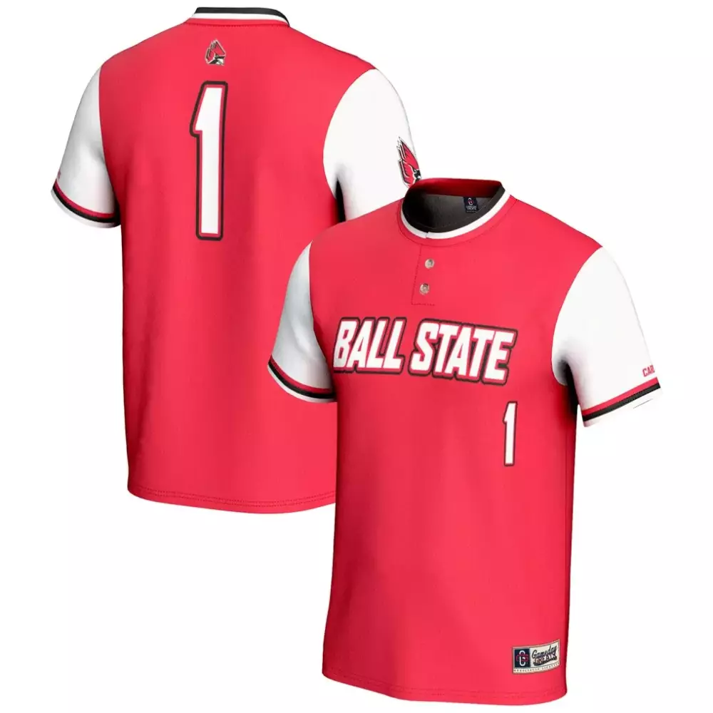 Ball State Cardinals Gameday Greats Youth Lightweight Softball Jersey | Red Color | Fan Gear for Men, Women & Youth