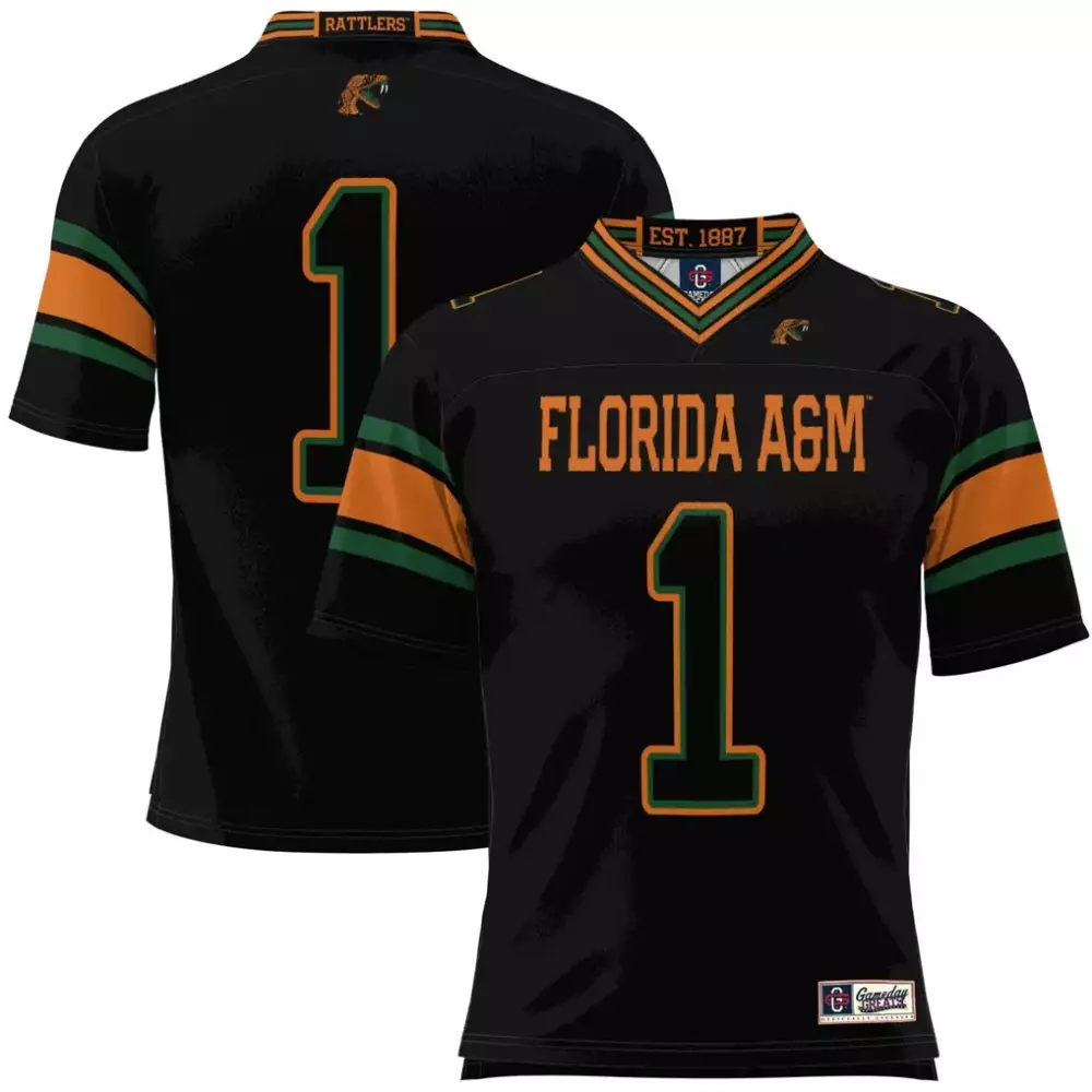 Florida A&M Rattlers Gameday Greats Youth Football Jersey | Black | Fashion Fan Gear for Men, Women & Youth