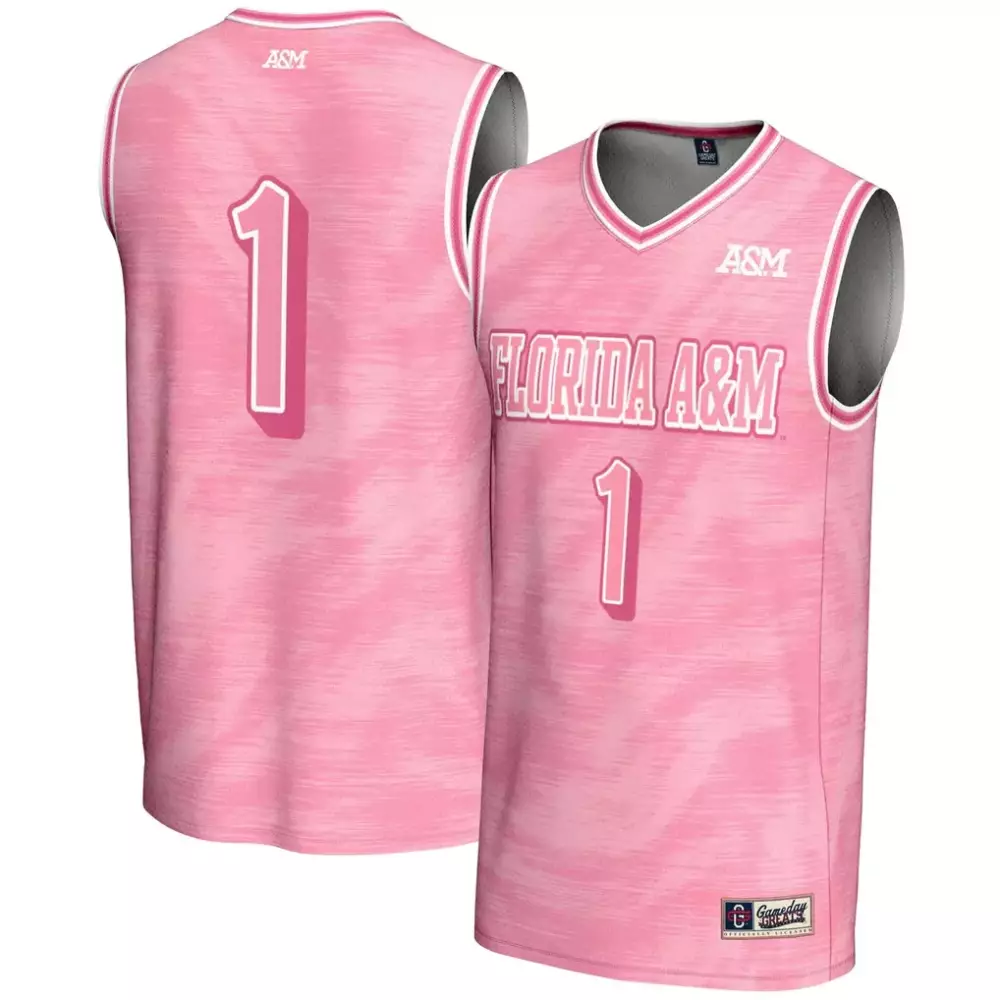 Florida A&M Rattlers Gameday Greats Youth Lightweight Basketball Jersey | Pink | Fashion Fan Gear for Men, Women & Youth