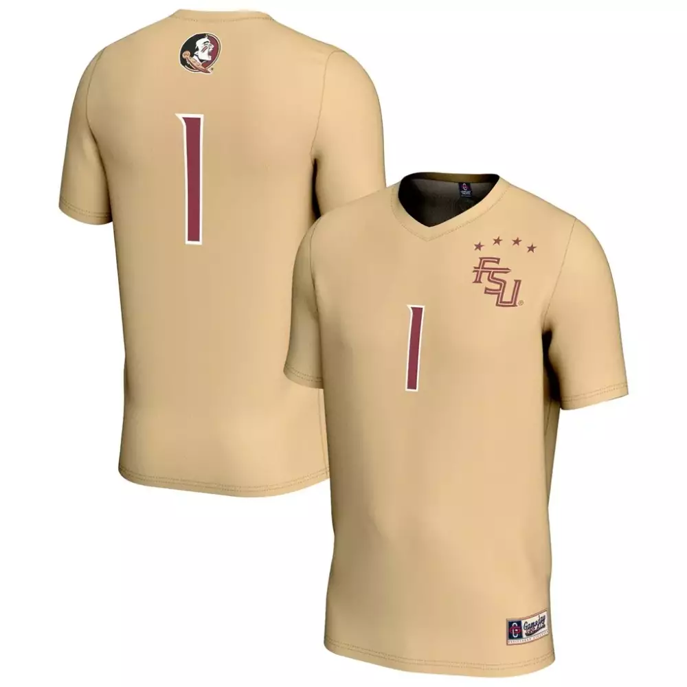 Florida State Seminoles Youth Lightweight Collegiate Soccer Jersey | Gold Fashion Gear | For Men, Women & Youth
